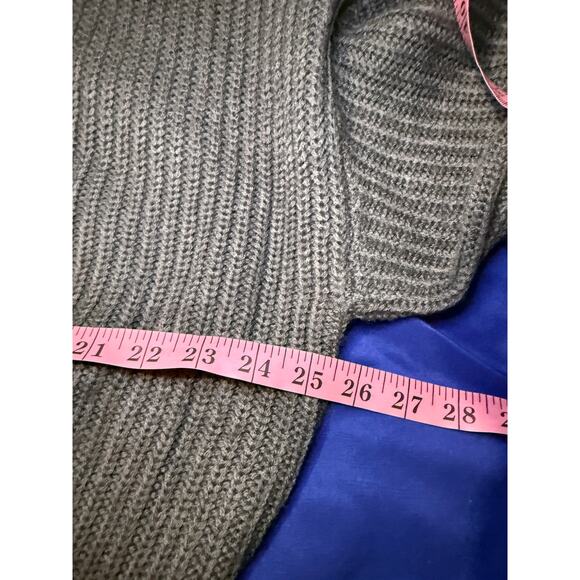 NWT Boohoo oversized ribbed sweater womens m/l minimalist cozy capsule neutral - Picture 7 of 9